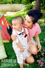 李冰冰《时尚健康》吻外甥：我可以跟你聊生活