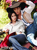 高清图：韩星郑京浩南圭丽(南奎丽)拍情侣写真宣传新剧