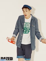 高清图：SJ-M成员Henry拍写真 变吃货搞怪可爱