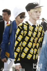 组图：SuperJunior SISTAR等便装亮相机场