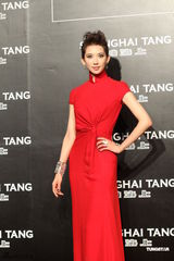 组图：林志玲红裙秀光洁美背 遭日本艺人求爱