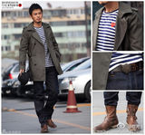 明星爱街拍第11期：冬日军旅风搭配硬朗帅气
