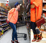 明星爱街拍第27期：T恤短裤POLO衫搭配(组图)