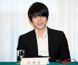 高清图：组合JYJ出席任命仪式 当选宣传大使