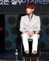 高清组图：SJ厉旭等出席韩音乐剧《狼的诱惑》宣传