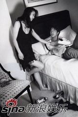 幻灯图集： 荒木经惟黑白影像记录汤唯爱的故事