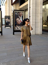 组图：白冰纽约时尚街拍 显简约优雅国际范儿