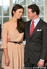 组图：卢森堡费利克斯王子订婚 准王妃神似凯特