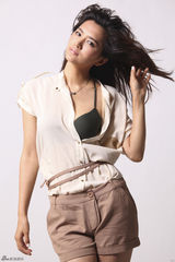 组图：新人女星李桃写真曝光 可爱活泼时尚女孩