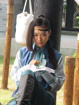 组图：《十二金钱镖》热拍 陶昕然陈键锋演欢喜冤家