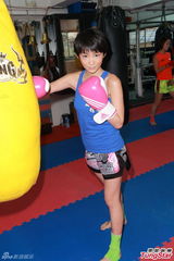 组图：陈蕊蕊杨焉王完尧积极备战拳赛