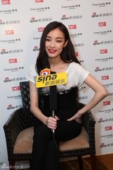 组图：新浪娱乐明星街拍盛典对话倪妮