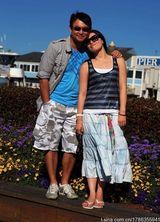 组图：奥运冠军罗雪娟曝与男友亲密照