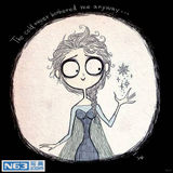 组图：当《冰雪奇缘》遇到蒂姆伯顿 满满哥特风