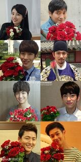 组图：秀智赵权等JYP家族迎成人节捧花祝福