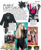 高清组图：Lady GaGa登杂志封面 大秀时尚经 