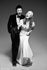 组图：唐笑唯美婚纱照曝光 8日在京举行婚礼