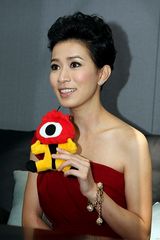 高清组图：林心如余诗曼陈键锋出席首尔电视节