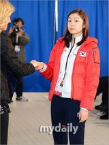 组图：金妍儿参加世界花样滑冰锦标赛抽签仪式