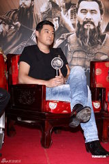 组图：《三国》主演台湾宣传 何润东佩服陈建斌