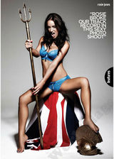 组图：英超宝贝为奥运拍性感写真半裸出镜