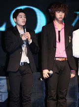 高清图：韩国偶像组合ZE:A首尔举行showcase