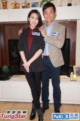 组图：胡诺言姚子羚演夫妻 演床戏并不尴尬