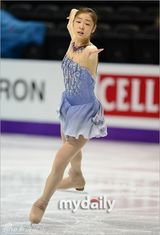 组图：金妍儿世界花样滑冰锦标赛短节目居首