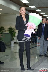 组图：安室奈美惠台北小巨蛋巡演 提前三天抵台