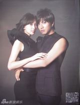 幻灯图：木村拓哉与林志玲合体登日本杂志 