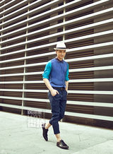 明星爱街拍：何晟铭烈日耍酷要帅要Fashion