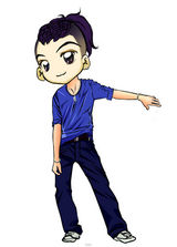 组图：好声音张玮Q版潮人造型逗趣喜人