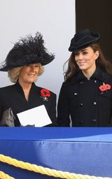 组图：威廉王子夫妇出席阵亡将士纪念日活动