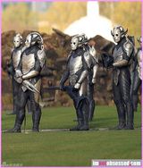 组图：《雷神2：黑暗国度》黑暗精灵片场照