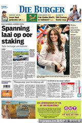 组图：凯特王妃宣布怀孕 各国报纸头条争相报道