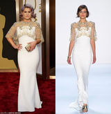 组图：奥斯卡红毯女星PK大牌超模 气质不分上下