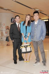 组图：高海宁秀事业线露长腿 徐子珊认身材输阵