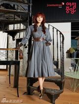 组图：韩国女艺人吴贤京时尚秋装杂志写真曝光