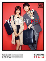 高清组图：宋仲基河妍秀时尚照秀甜蜜三色魅力