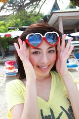 高清图：日本女星杉本有美海边拍写真清凉出镜