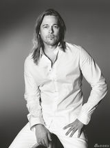 组图：49岁皮特硬汉造型登杂志 骑机车狂野不羁