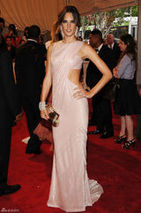 高清组图：纽约大都会庆典 亚历山大展名模风采