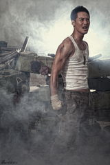 组图：亓航(启航)户外写真展现型男成熟魅力