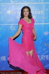 组图：华鼎奖刘晓庆着玫红紧身裙大秀身材