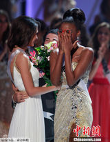 组图：安哥拉小姐问鼎环球小姐冠军 中国小姐排第五