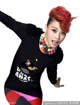 组图：容祖儿写真化身愤怒小鸟散发正能量