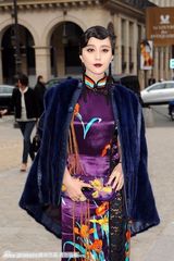 组图：巴黎2011秋冬时装周 巩俐范冰冰华丽亮相 