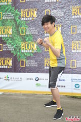 组图：林俊杰长跑四公里为四川灾区打气