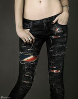 高清组图：超模玛莎-史特雷克写真化身牛仔女郎