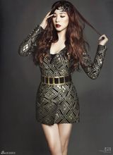 高清：少时Tiffany携Sistar宝拉拍姐妹花写真